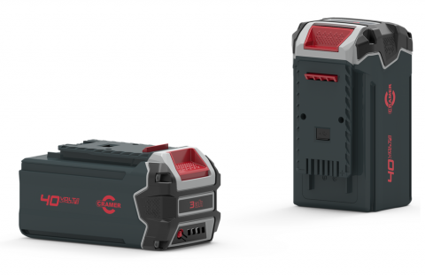 SUPER PROMO! Batteria al litio CRAMER 40V220 - batteria 40V 6.0Ah 220Wh, controllo Bluetooth e presa USB. Compatibile anche con Greenworks 40 V